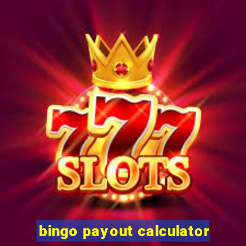 bingo payout calculator