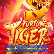 apple beta software program