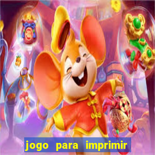 jogo para imprimir e montar