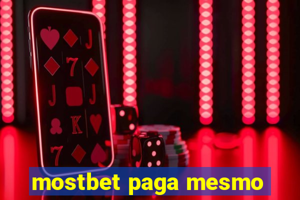 mostbet paga mesmo